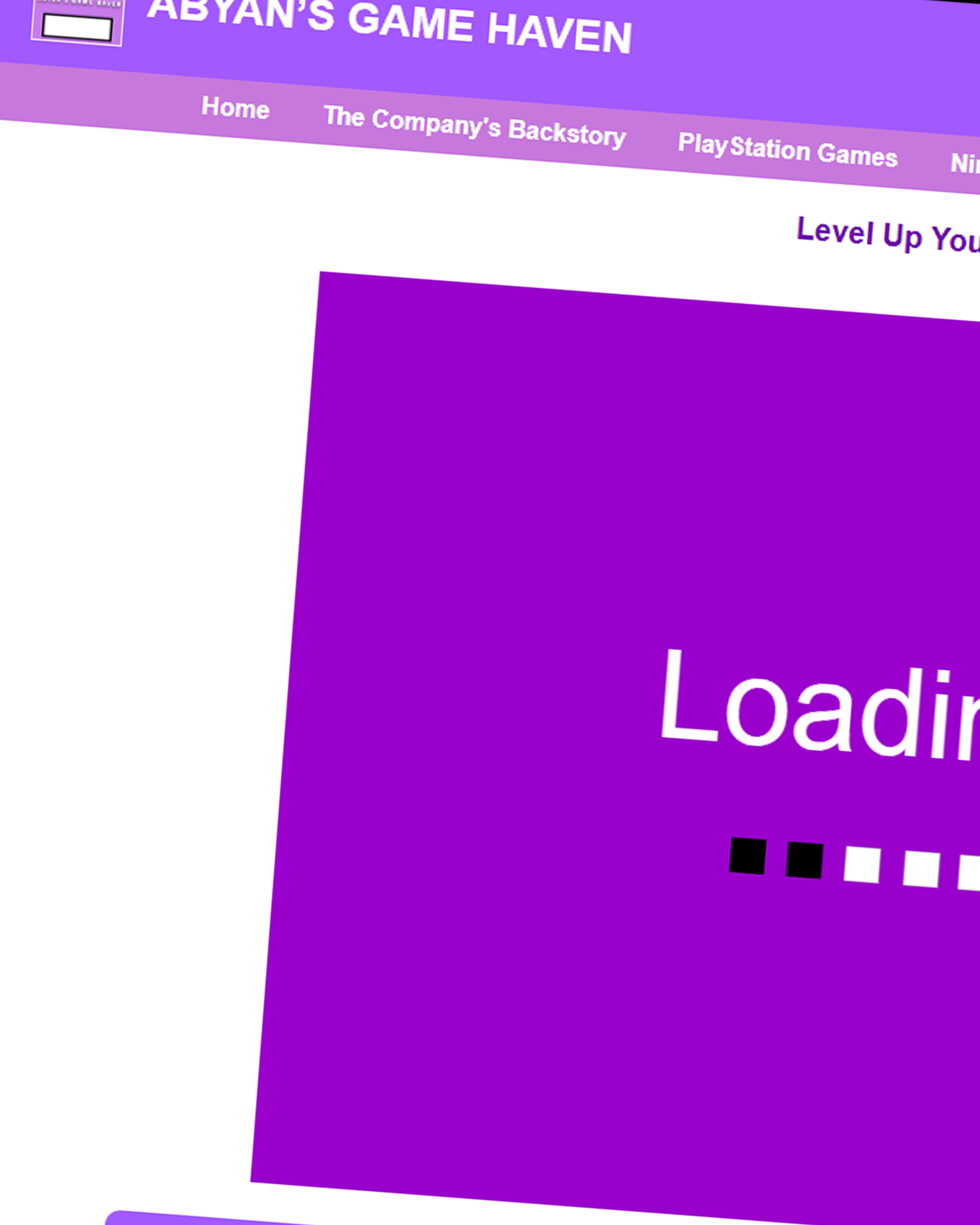 Preview of Abyan's multimedia and web design project